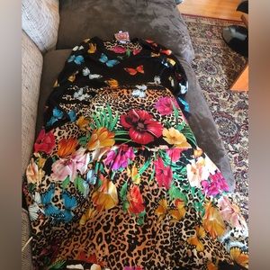 Johnny Was 3/4 Sleeve Bohemian Dress